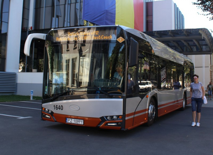 Încă un autobuz hibrid pe străzile oraşului Galați