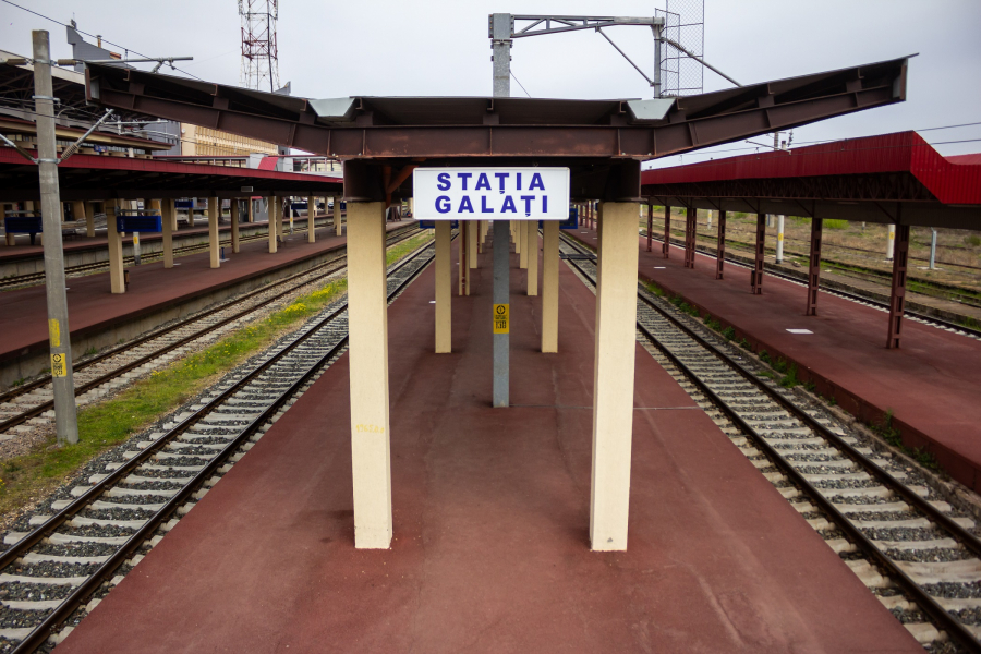 Trenuri de Galați întârziate din cauza unor lucrări la calea ferată