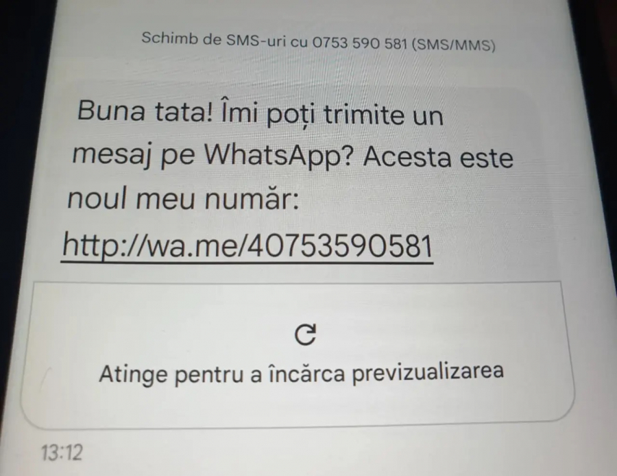 Un nou tip de fraudă pe WhatsApp