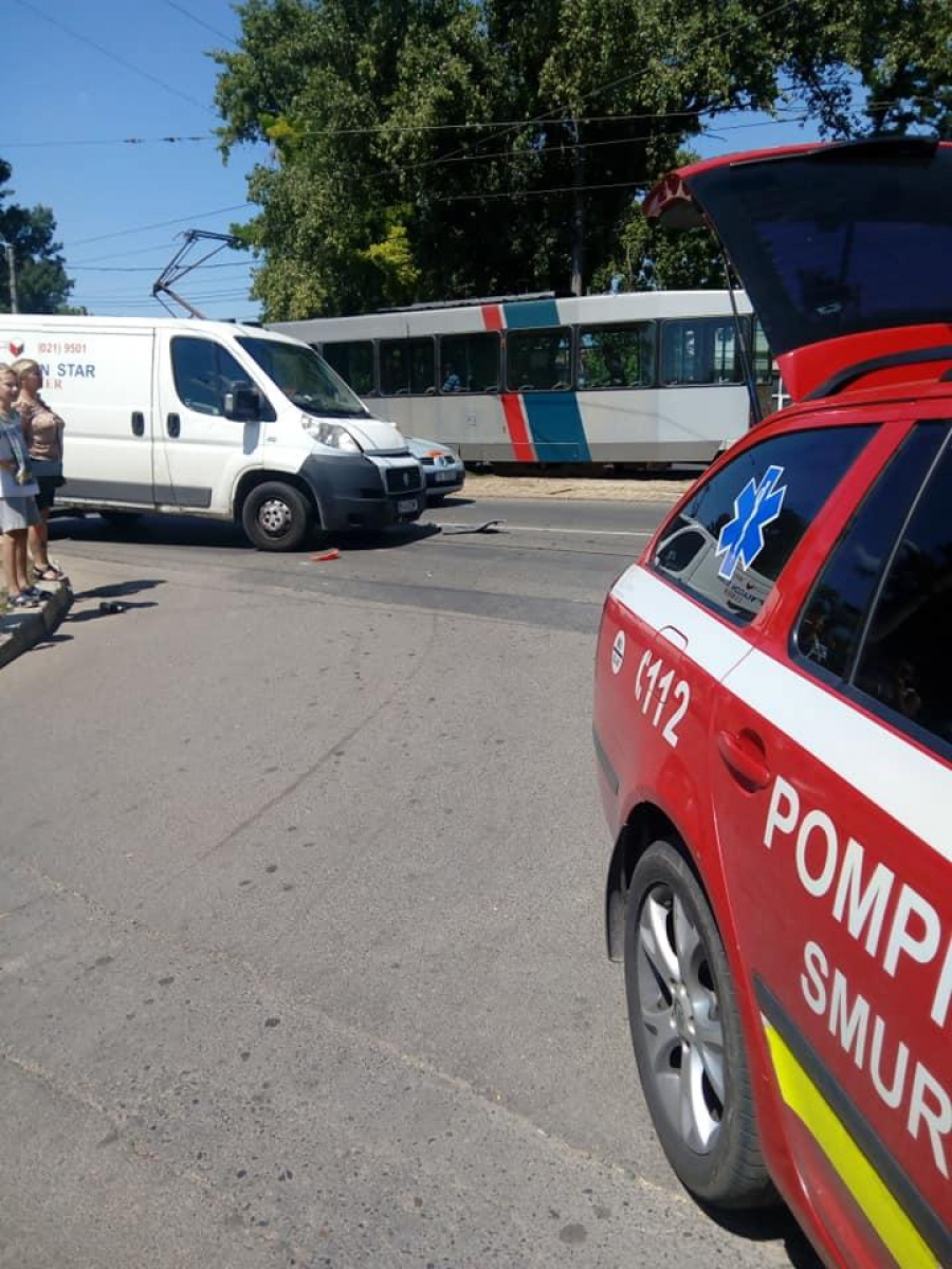 Femeie însărcinată, implicată în accident