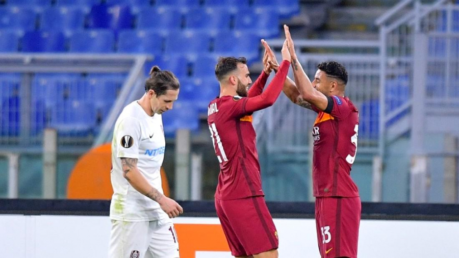 CFR Cluj - AS Roma, în grupele Europa League