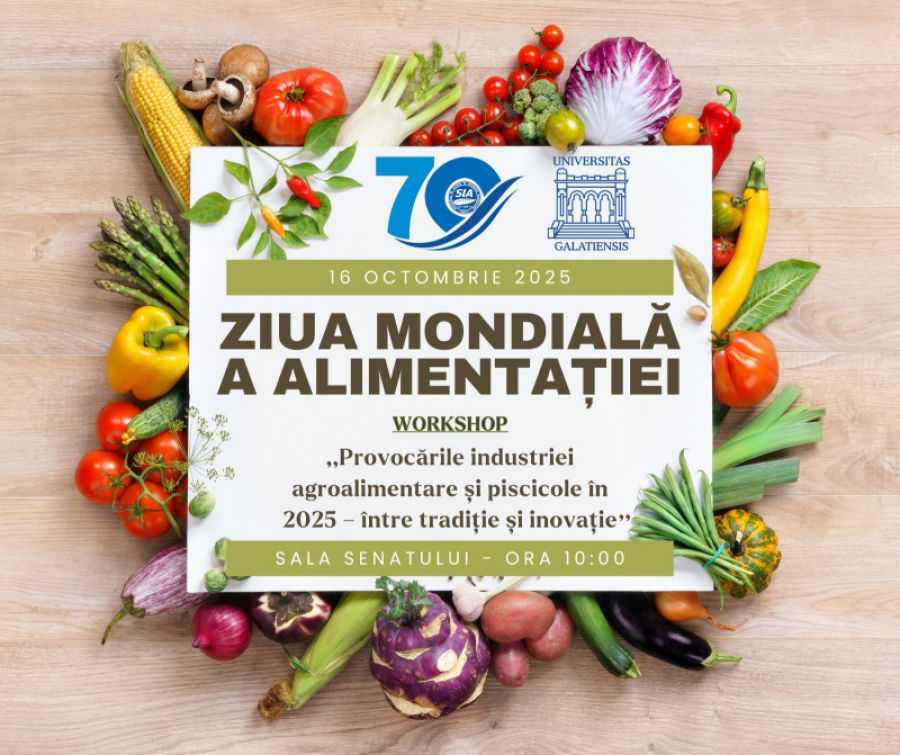 70 de ani de ani de învățământ superior de industrie alimentară la Galați