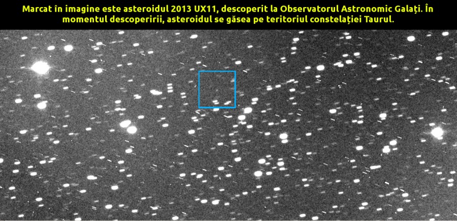 Premieră naţională: Asteroid descoperit de astronomii gălăţeni
