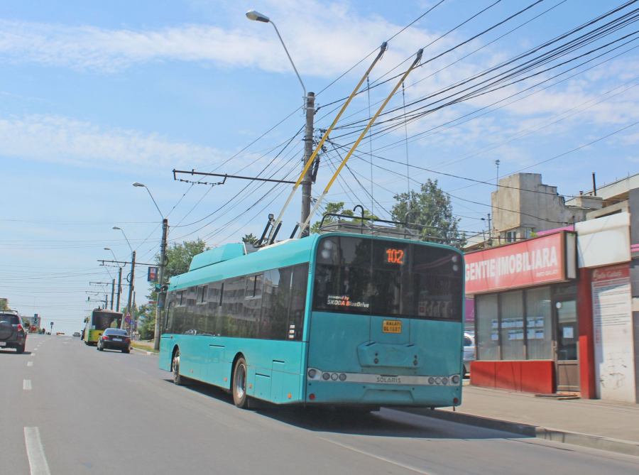 Trasee scurtate pentru troleibuze, două zile