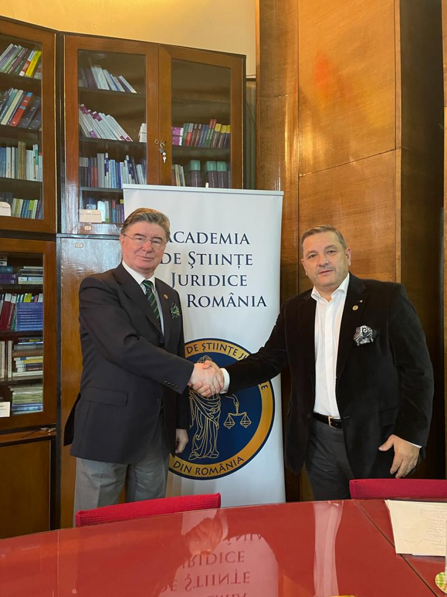 Gălățeanul Bogdan Ciucă, noul președinte al Academiei de Științe Juridice din România