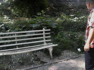 REPORTAJ în Parcul CFR: Bănci ruginite, gunoaie aruncate şi buruieni cât gardul (FOTO)