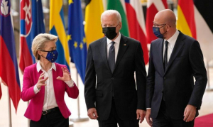 Președintele SUA, întrevederi cu liderii UE