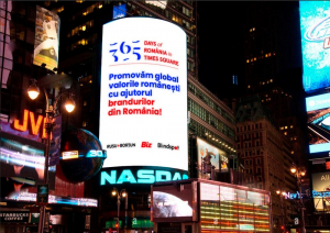Opt branduri românești, în celebra Times Square din New York