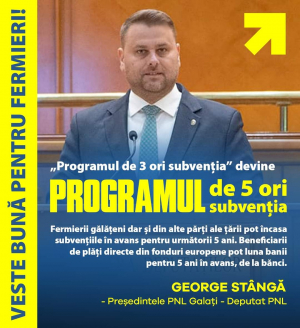 Veste bună pentru fermieri!