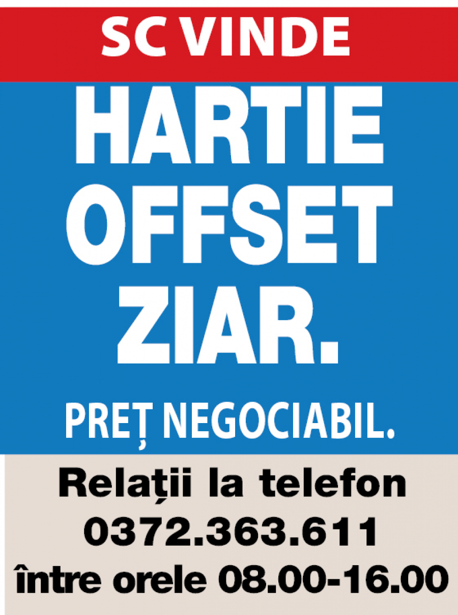 Hârtie offset ziar de vânzare