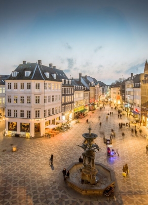 Copenhaga/ Strøget, una din cele mai faimoase străzi de shopping