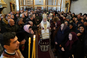Hram la biserica ocrotită de Sfântul Haralambie