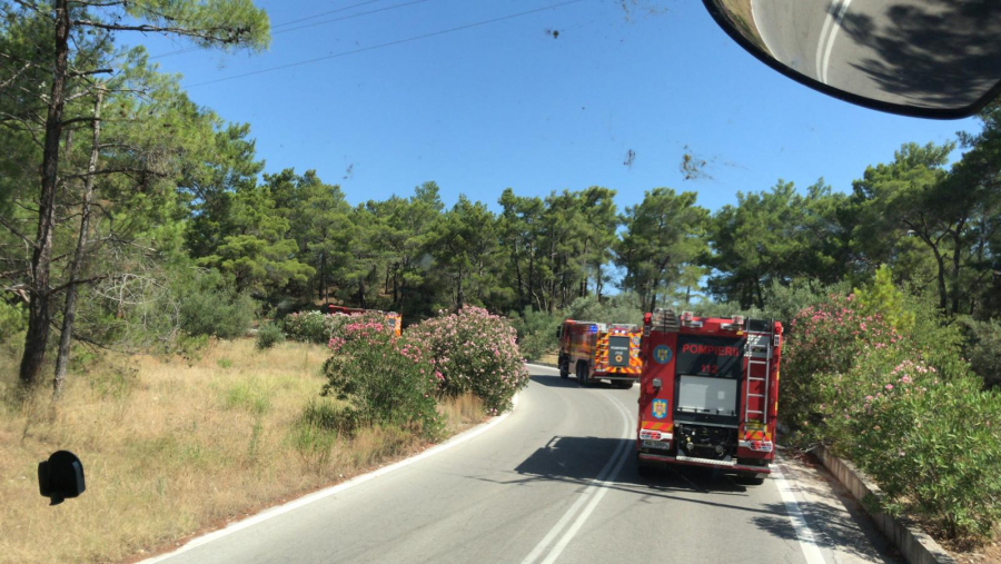 Pompierii gălățeni, în sprijinul Greciei, pentru stingerea incendiilor devastatoare