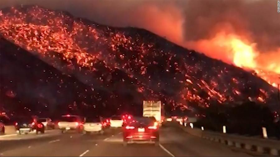 Cel mai mare incendiu din istoria Californiei