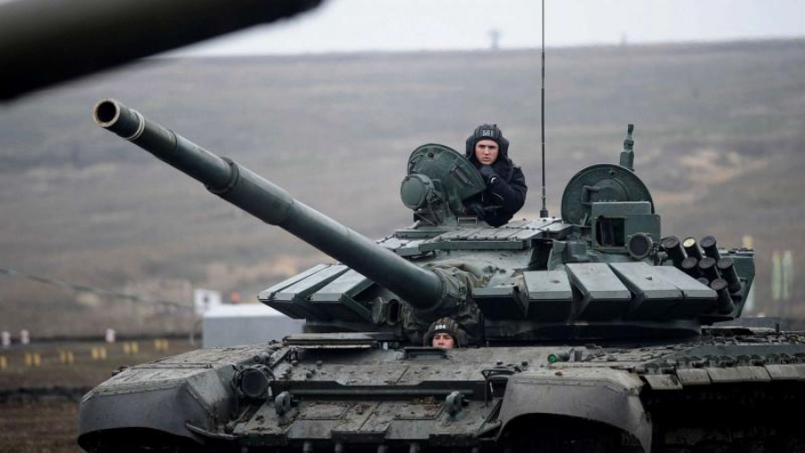 „Antrenament” al militarilor ruși lângă Ucraina