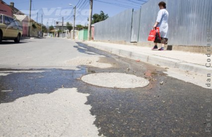 Avarie pe Strada Lacului