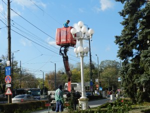 Noaptea, în Galaţi, cartiere întregi în beznă 
