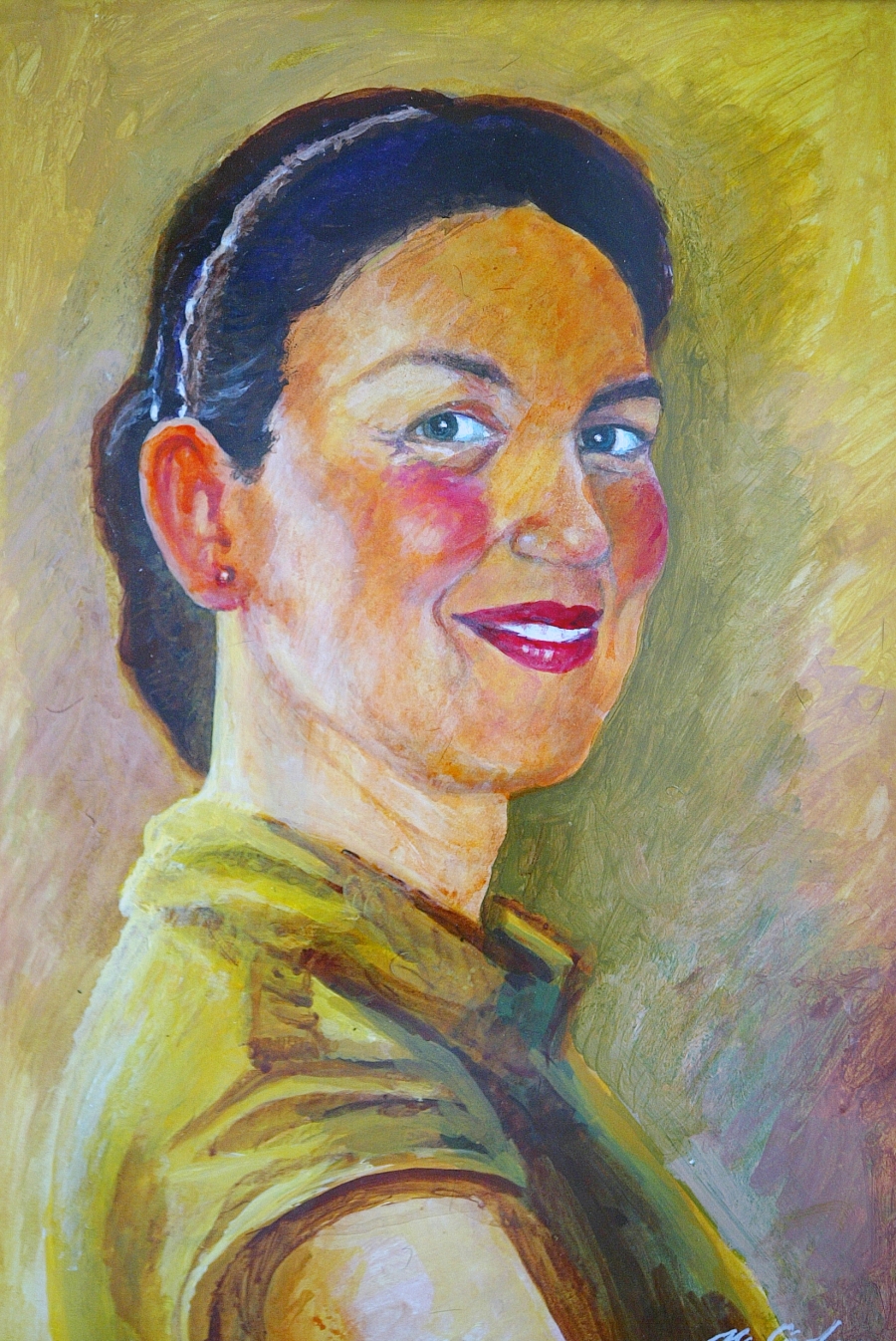Angela Ribinciuc – muza pictorului Nicolae Cărbunaru  