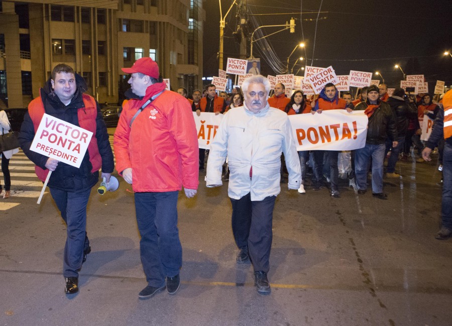Marş de SUSŢINERE a lui Victor Ponta, la Galaţi (FOTO&VIDEO)