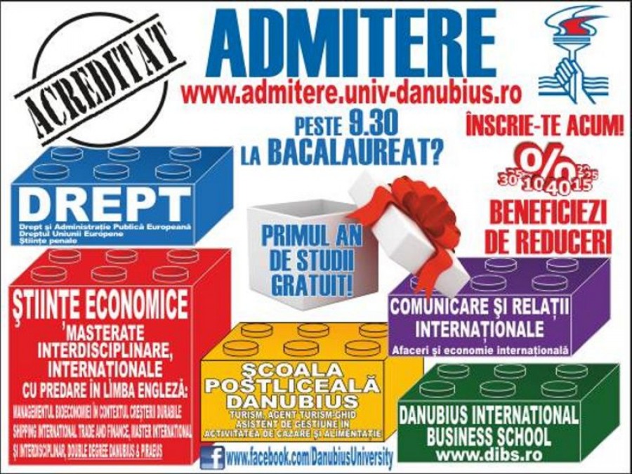 Masterate care îţi motivează cariera! Facultatea de Drept a Universităţii „Danubius” (P)