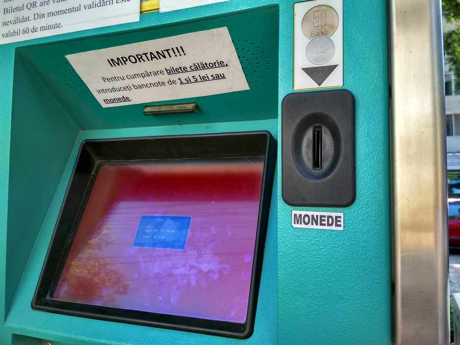 Automatele de vânzare a biletelor au intrat deja în vacanţă