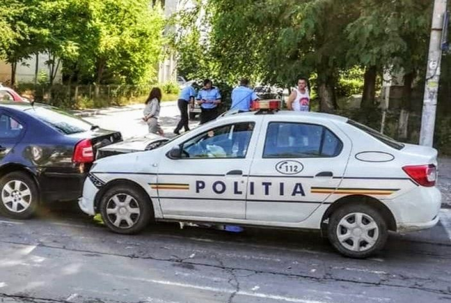 Accident provocat de un poliţist la datorie