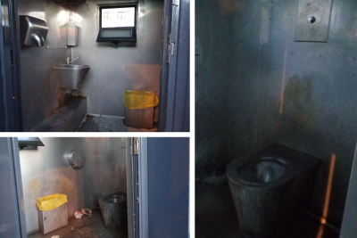 Insalubre și greu mirositoare. Cât curaj vă trebuie ca să folosiți o toaletă publică în Galați