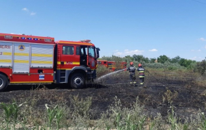 Incendii de vegetație în județul Galați