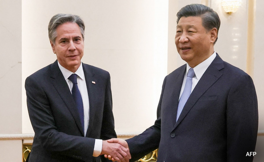 Președintele Xi Jinping, față în față cu șeful diplomației SUA