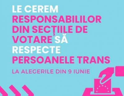 Recomandări privind interacţiunea la urne cu persoanele transgender