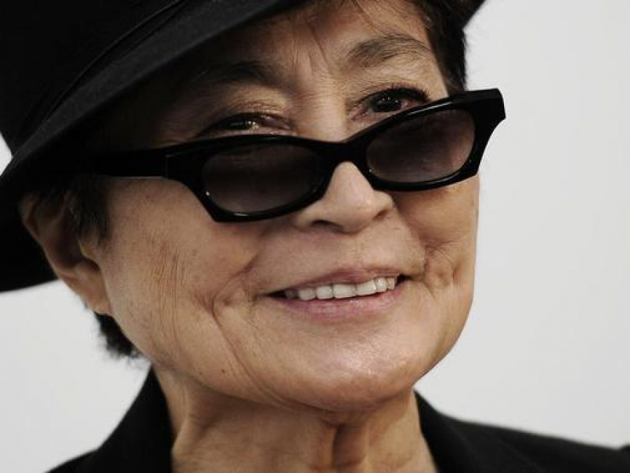 Yoko Ono face o lansare supriză, pentru promovarea păcii
