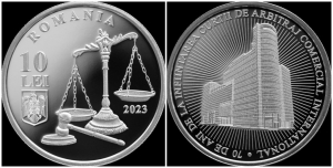 Monedă dedicată Curții de Arbitraj Comercial Internațional