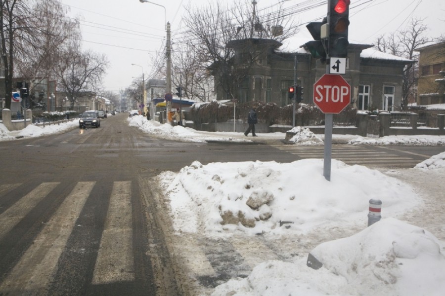 Galaţi / Va ninge abundent până marţi la ora 14.00