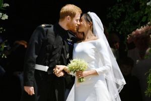 Nuntă regală: Prinţul Harry al Marii Britanii s-a căsătorit cu actriţa americană Meghan Markle