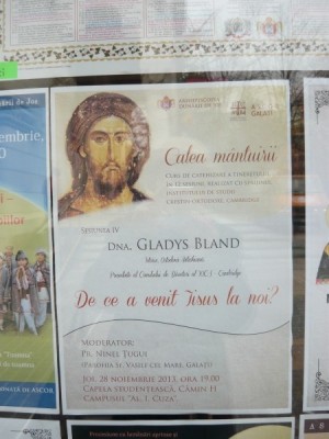 Joi, în Capela căminului &quot;H&quot;/ Lecţie de istorie pentru studenţi cu Gladys Bland de la Cambridge