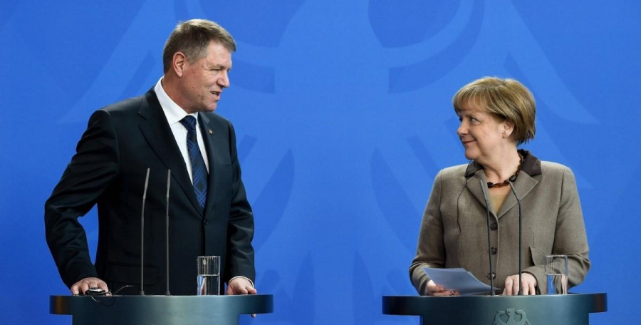 Iohannis, conferinţă comună cu Angela Merkel
