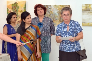 INEDIT/ Prima expoziţie a unei artiste din India la Galaţi