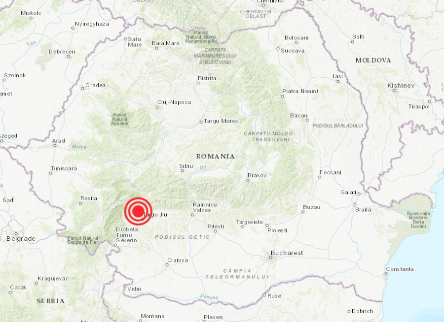 Cutremur cu magnitudinea de 5,2, în județul Gorj