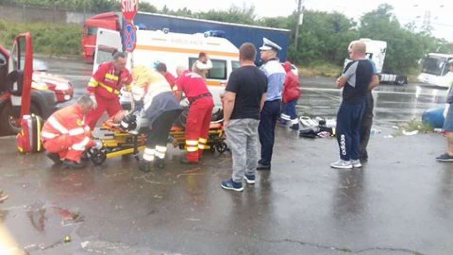 UPDATE. Teribil accident de circulație la intrarea în Galați. O persoană a murit