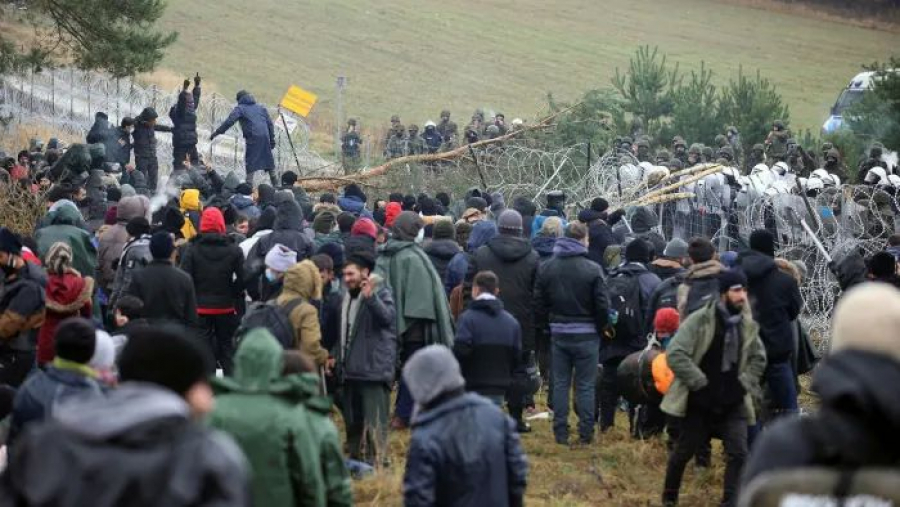 Granița cu Polonia, sub asediul migranților veniți prin Belarus