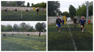 Antrenamentele se fac în grupuri restrânse, cu distanţare fizică între jucători