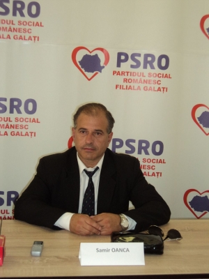Samir Oancă, candidat la Primăria Tecuci, din partea PSRO