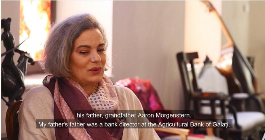 Bunicul actriței Maia Morgenstern a fost director de bancă în Galați