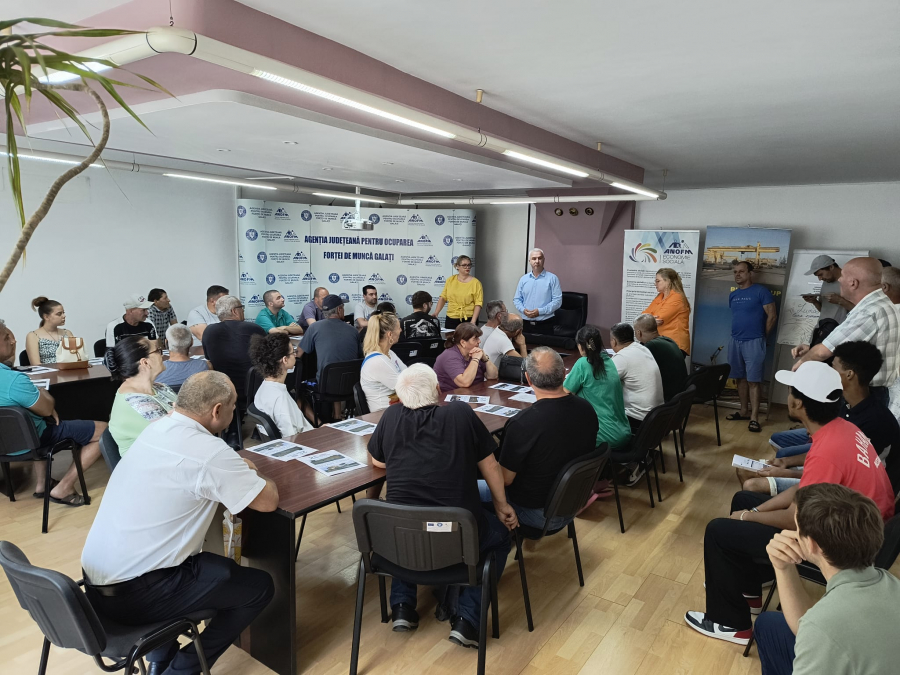 70 de gălățeni selectați pentru angajare, prin medieri
