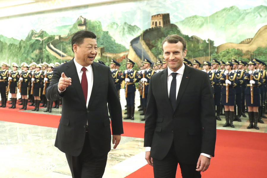 Macron și Von der Leyen, întâlnire strategică cu Xi Jinping