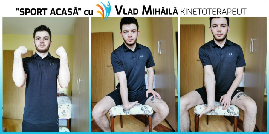 ”Sport acasă”, cu Vlad | Redă-ți mobilitatea încheieturilor! (VIDEO)