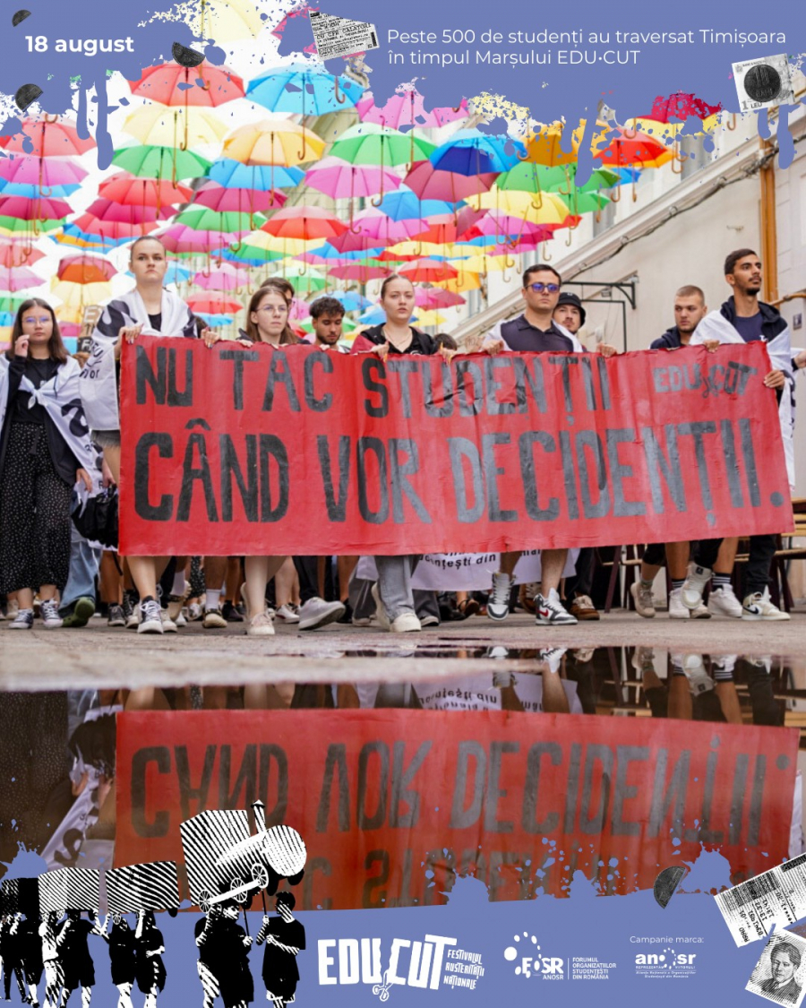 Avertisment al organizațiilor studențești din marile centre universitare: ”Protestele nu se vor opri aici!”