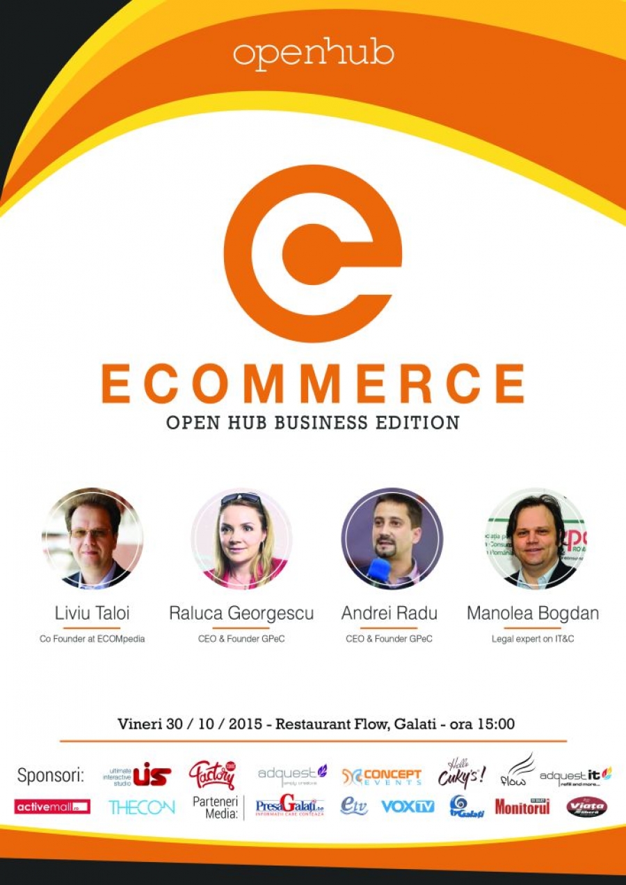 Ecommerce Hub – Business Edition, o sesiune Open Hub adresata zonei de business online