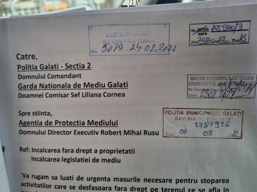 Nervi și zbierete la depunerea unei petiții