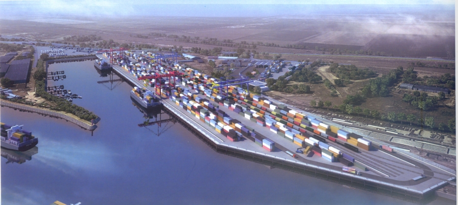 Imagini pentru port multimodal galati